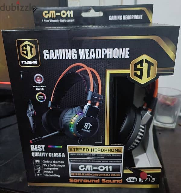 ST-Standard GM-011 Stereo Gaming Headset 7.1 Surround Sound 0