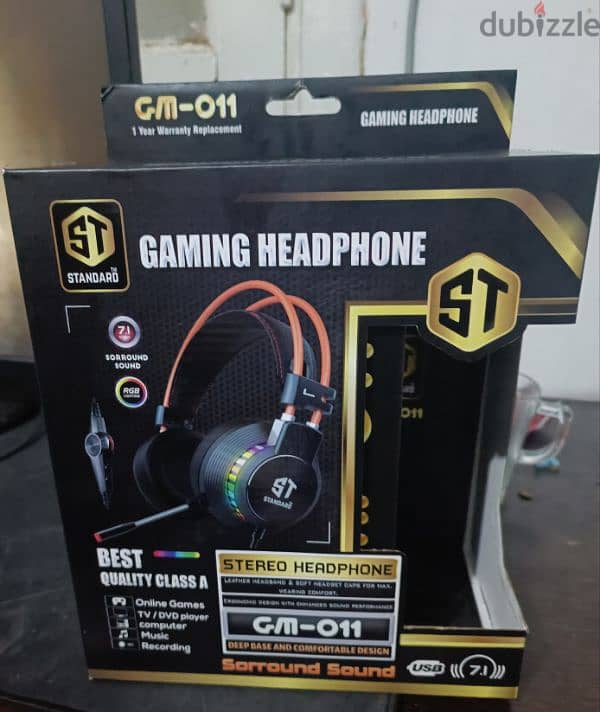 ST-Standard GM-011 Stereo Gaming Headset 7.1 Surround Sound 2