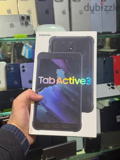 Galaxy tab active 3 جديد متبرشم