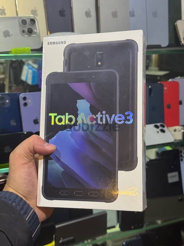 Galaxy tab active 3 جديد متبرشم 1