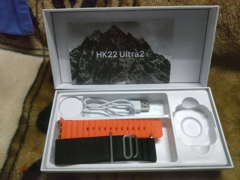 ساعة HK 22 Ultra 2 جديدة بقالها 24 ساعة فقط معايا لم تستخدم أبدا 1