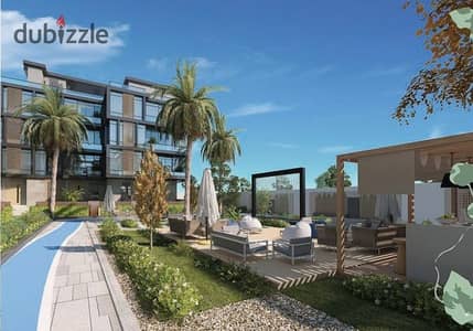 Garden apartment for sale in Sheikh Zayed, located next to Al Ahly Club. Enjoy a prime location in a fully integrated compound.