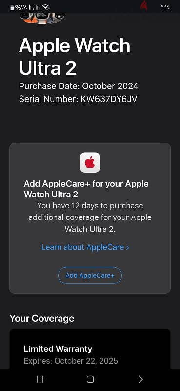 Apple  watch ultra 2 8