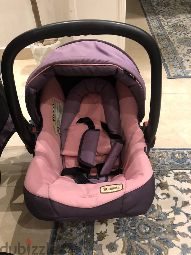 Juniors Car seat + stroller 3