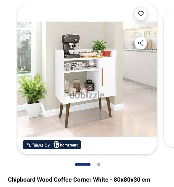 Chipboard wood coffee corner New 0