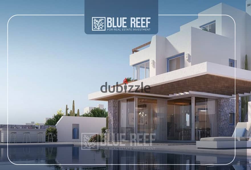 townhouse with roof for sale in the sea, directly in Panorama Sea View, fully finished and in a prime location in Lvls Mountain View 0