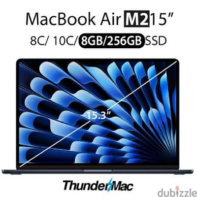 MacBook Air M2 15 inch 256 giga - ماك بوك اير