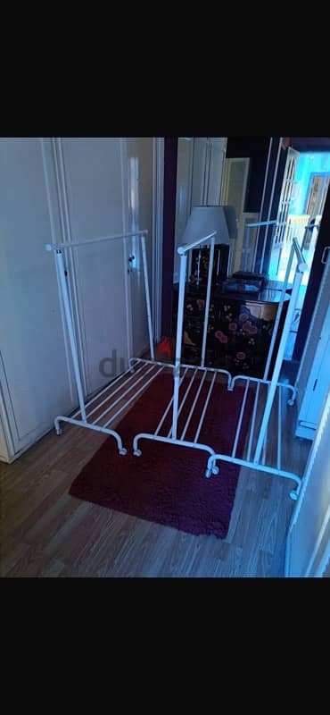 4 Ikia clothing rack for sale.