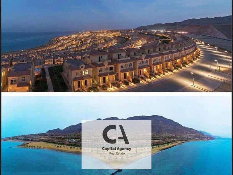 With only 5% down payment own your chalet in the heart of Ain Sokhna directly on the sea with a 27% cash discount |  Telal Shokna 0