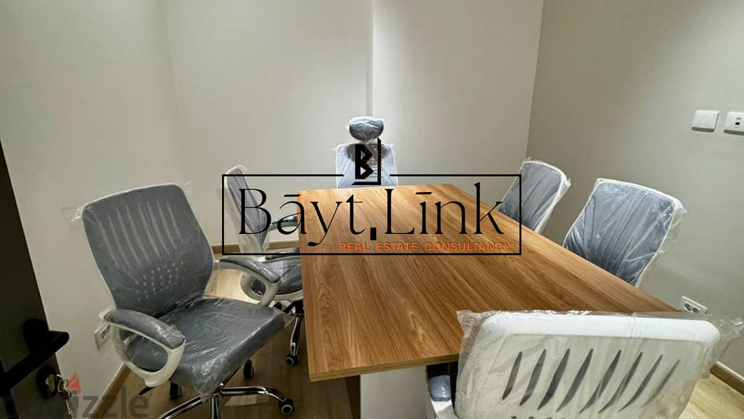 Furnished Office for Rent in CFC-مكتب مفروش للايجار-كايرو فيستيفال 96م 0