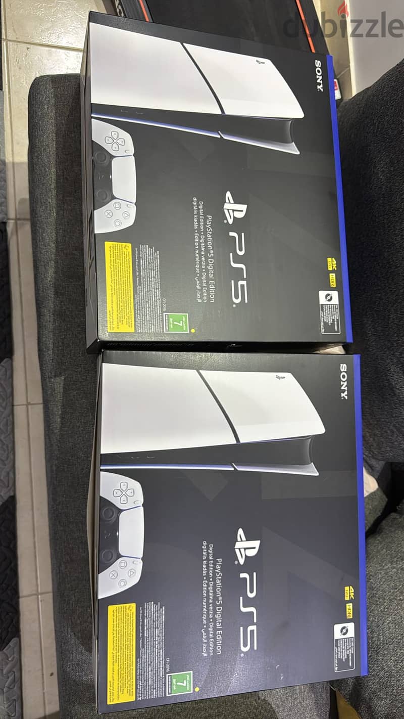 New Ps5 Slim Digital Sealed -UAE version for sale 0