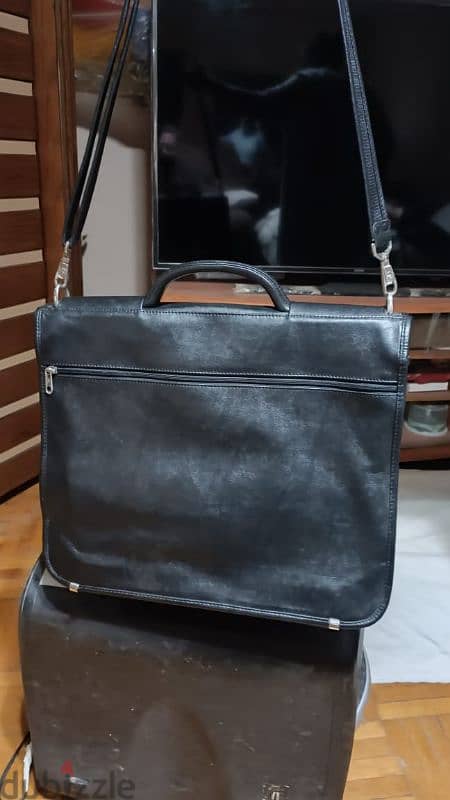 Samsonite  classic genuine leather brief case never used 0