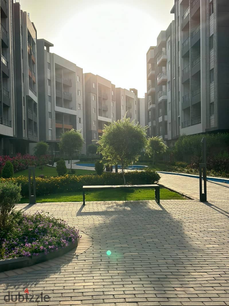 Apartment with garden for sale, immediate delivery, resale, without commissions, in Rock Eden Compound, October Gardens. . . | Badya Palm Hills - Sun Ca 0