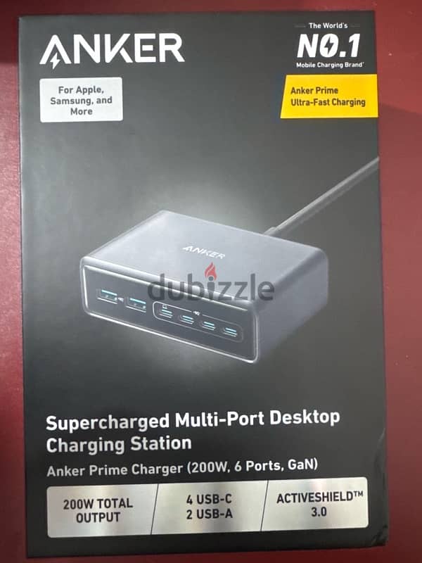 Sealed Anker Gan prime charger 200W 0