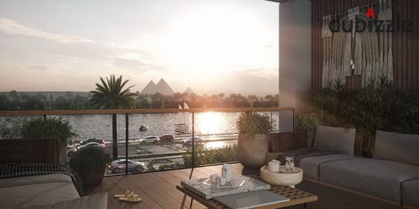 Fully finished and immediate delivery, directly on the Nile Corniche