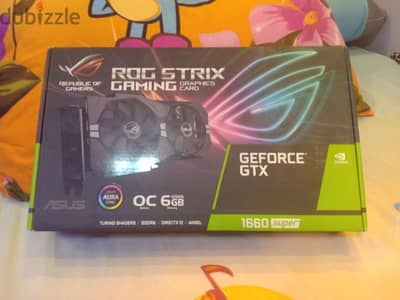 Rog strix gaming 1660 super ddr6 oc 6 gb  ا