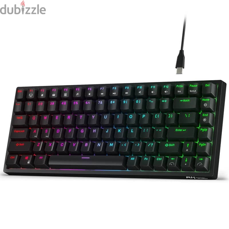 Royal Kludge RK84 Mechanical Keyboard (Red Switches) 0