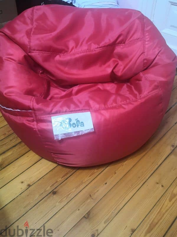 bean bag red 1