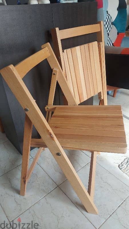 wooden foldable chair 1