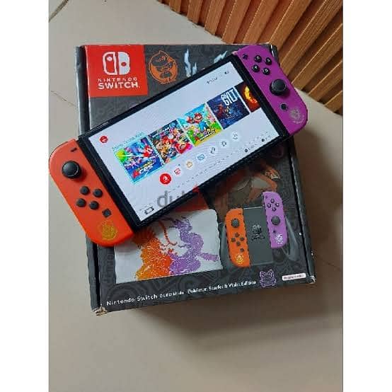 Like new nintendo switch Oled 2 pokemon limited edition 1