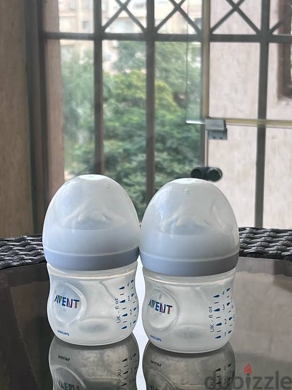 Philips Avent Natural Baby Bottle, 125 ml - Pack of 2, new born 2