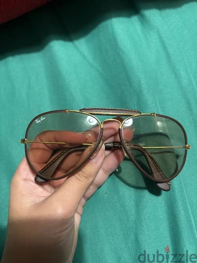 Leather Ray-Ban Unisex Sunglass