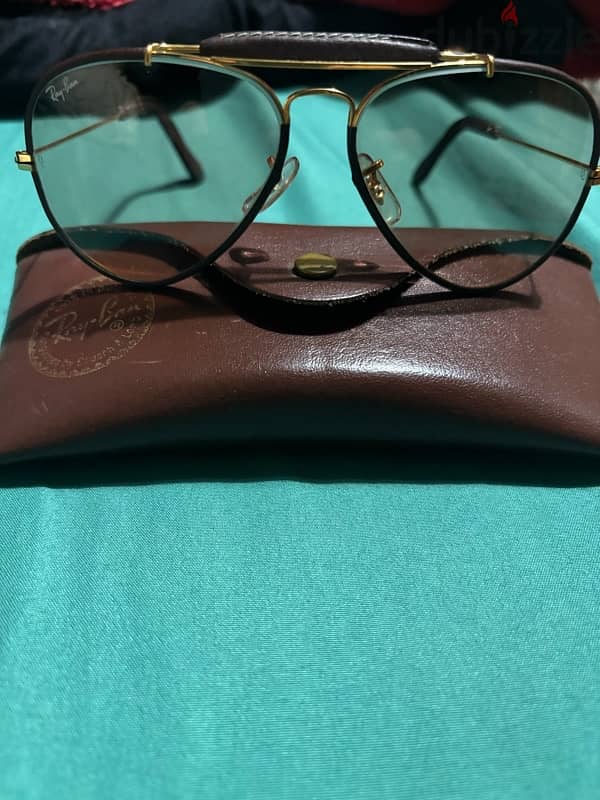 Leather Ray-Ban Unisex Sunglass 3