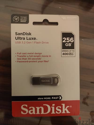 Sandisk Ultra Luxe USB 3.1 Flash Drive 256GB