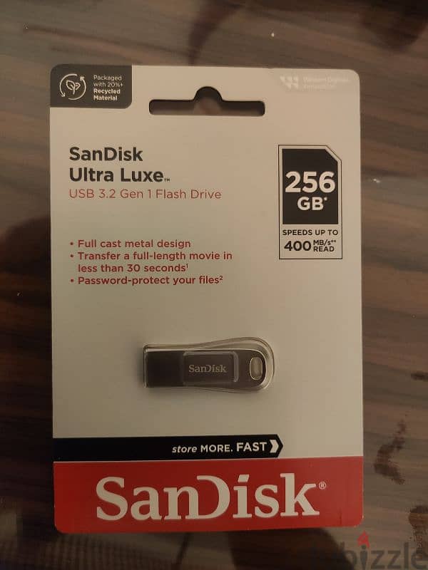 Sandisk Ultra Luxe USB 3.1 Flash Drive 256GB 0