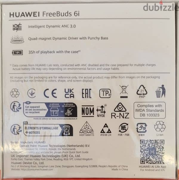 Huawei FreeBuds 6i Black 1