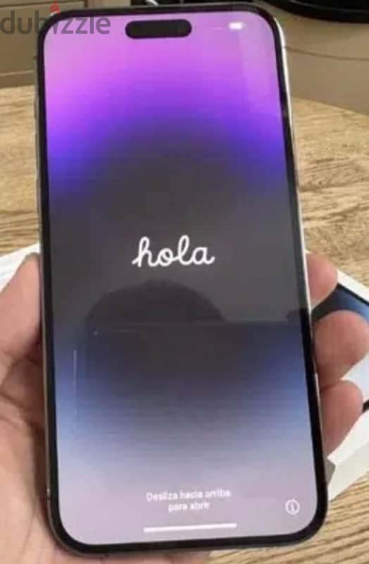 I phone 14 pro max 256 dark purple 0