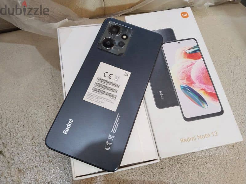 Redmi Note 12  128جيجا  8رام بكل مشتملاته والضمان وفاتوه استخدام ال 0