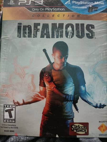 لعبه infamous بلايستيشن ٣ 0