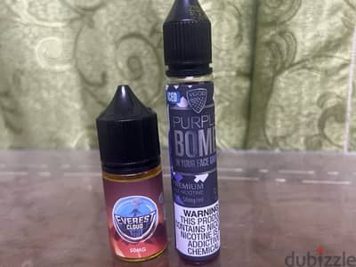 juice vgod purple bomb عنب ٥٠ ملي و نيكوتين ٥٠