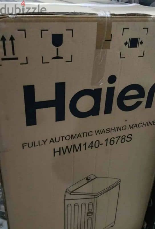 غساله Haier جديدة بالكرتونه 14 كيلو 0