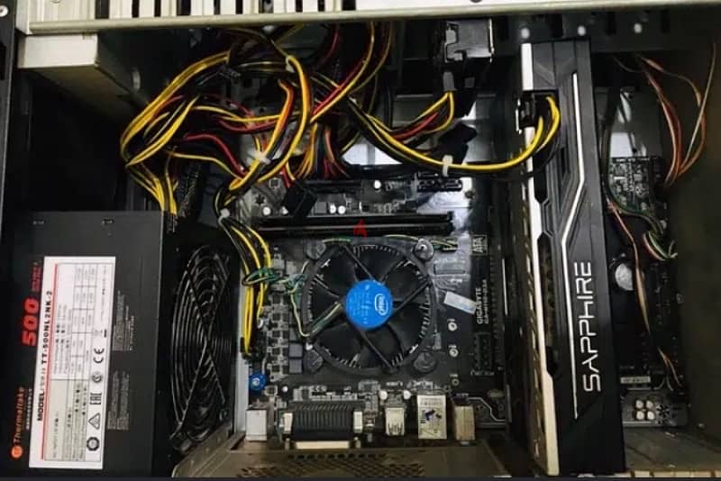 core i5 6400 rx 580 gigabyte h110 power supply 500 watt 0