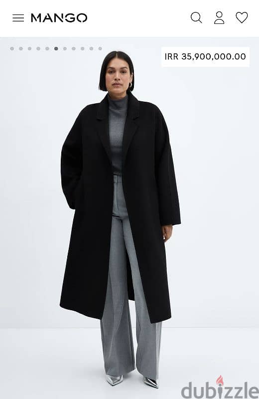 Coat من ماركه MANGO  تريند الشتا 0