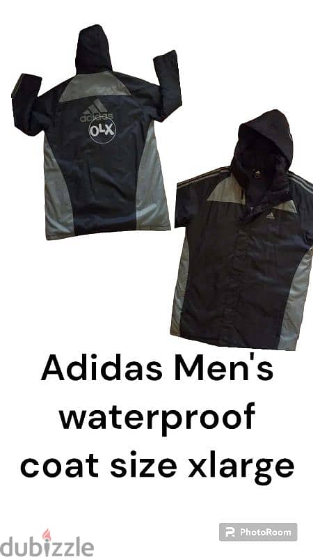 Adidas men coat waterproof original 0