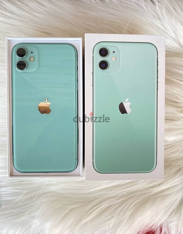 Iphone 11 green 128 giga with box and charger 2