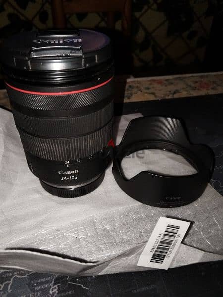 canon lens RF 24/105 USM F4 0