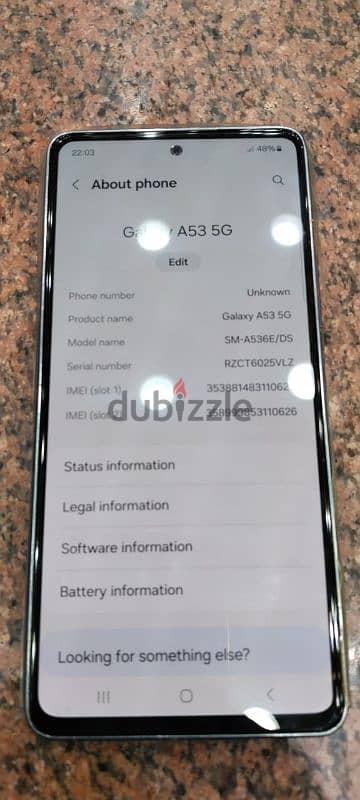 تلفون سامسونج A53 5g 12