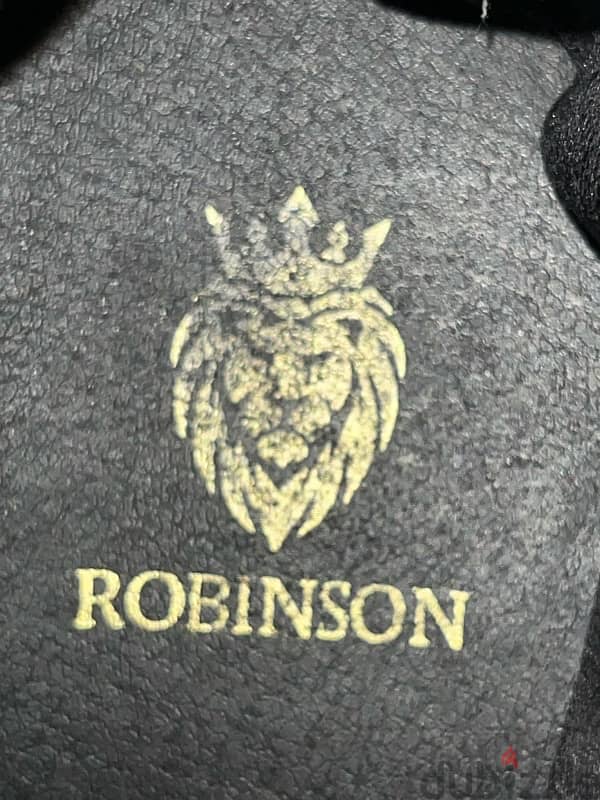 هاف بوت Robinson جلد اسود b7065 5