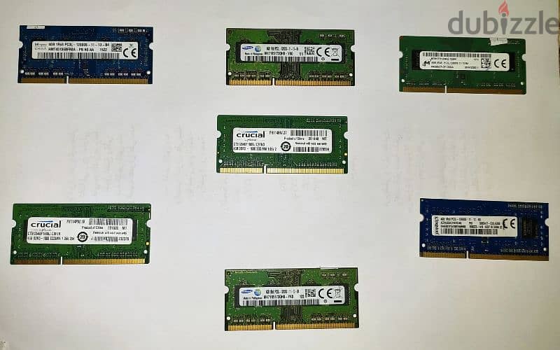 رامات لاب توب 4جيجا ddr3 باص 12800  بسعر لقطة للكميات 9