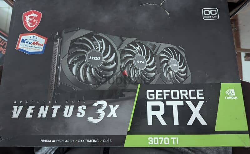 RTX 3070 ti MSI Ventus 3x 8gb OC Edition 3