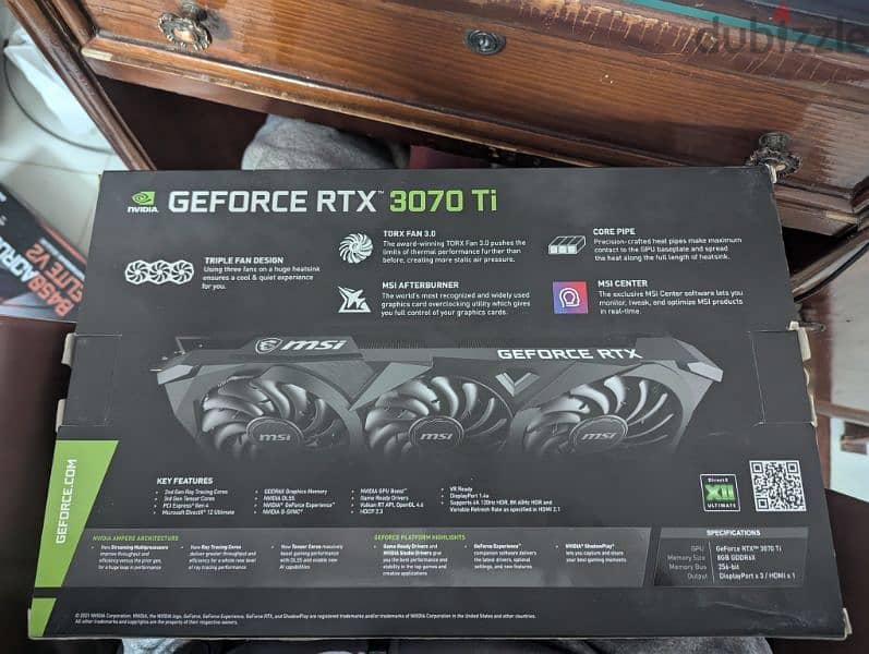 RTX 3070 ti MSI Ventus 3x 8gb OC Edition 4