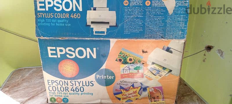 برنتر EPSON 460  الوان حبر ٤ لون 1