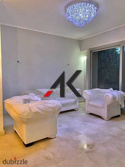 Ground Furnished Studio With Gardin For Sale in Village Gate -New Cairo