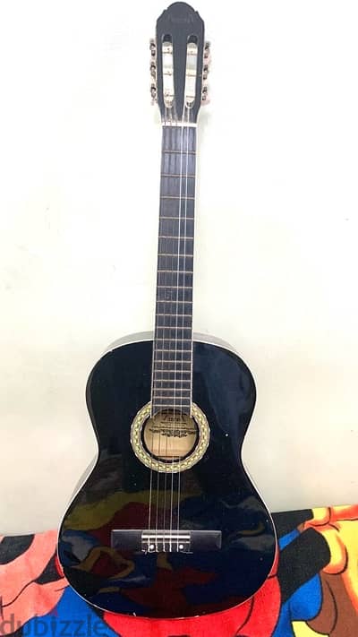 Fitness classic black acoustic Guitar