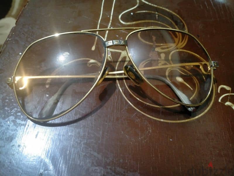 "Cartier Original Glasses "نظارة كارتير أصلية بحالة ممتازة 0