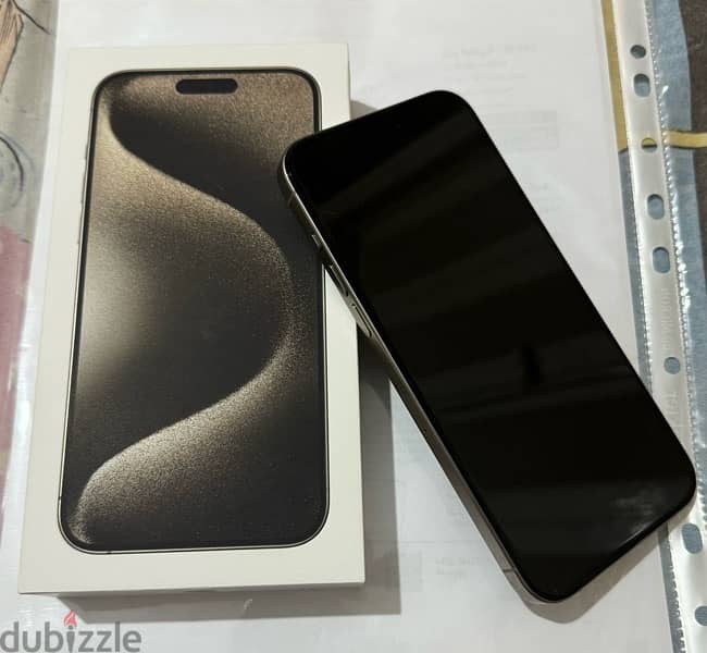 iPhone 15 Pro Max, Natural Titanium, 256GB 8